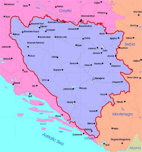 List of cities in Bosnia and Herzegovina .